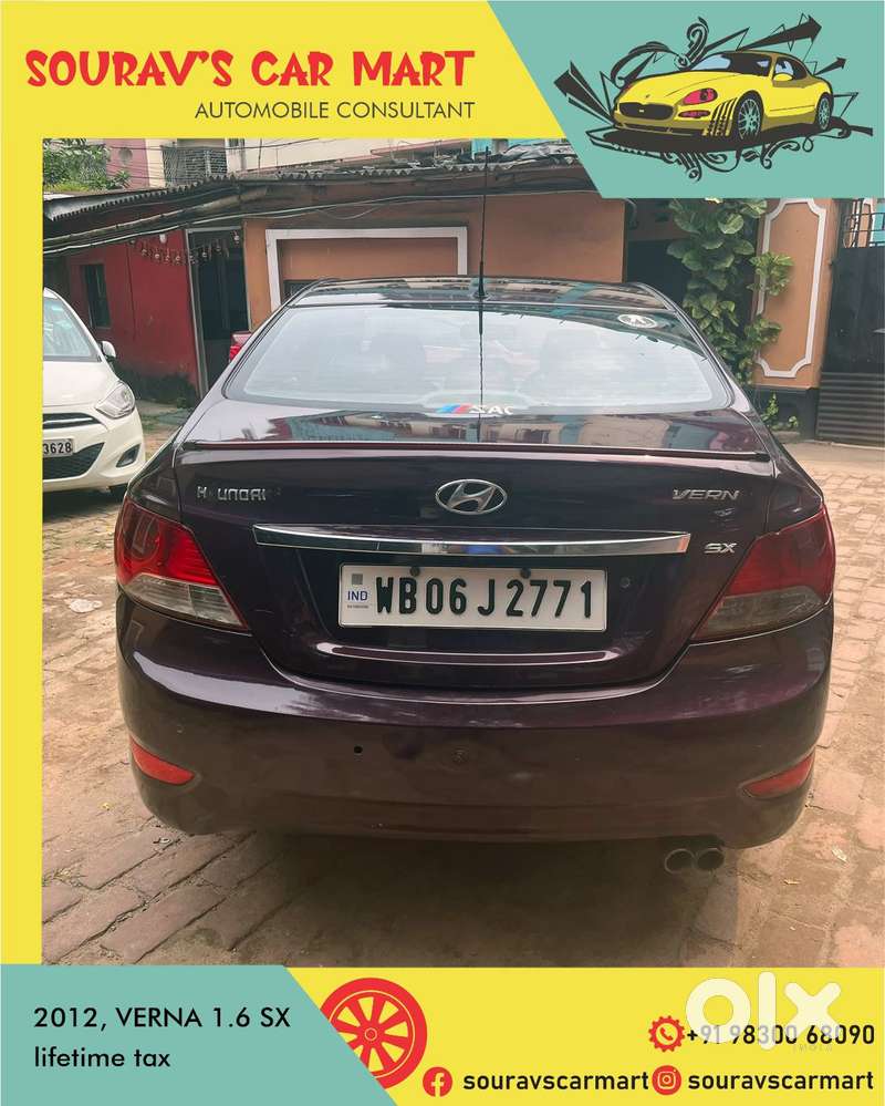 Hyundai Verna 1.6 Sx, 2012, Petrol
