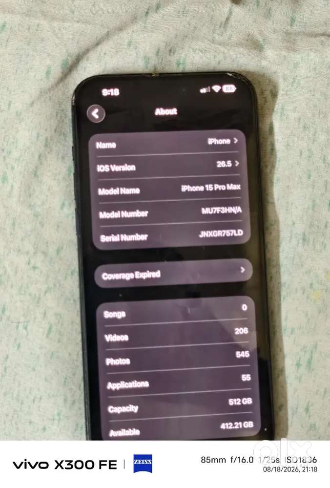I phone 15 pro max 512Gb