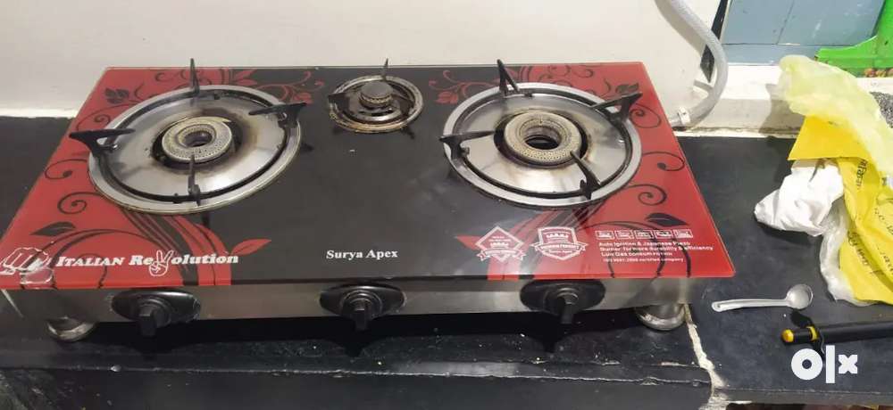 Surya apex gas hotsell stove 3 burner price