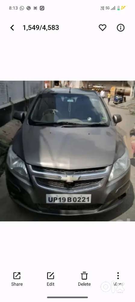 Chevrolet Sail U-va 2014 Petrol 70000 Km Driven