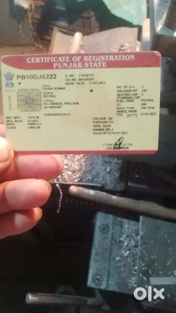 Tata Nano Full Ac Valid Rc 48000 Km Driven