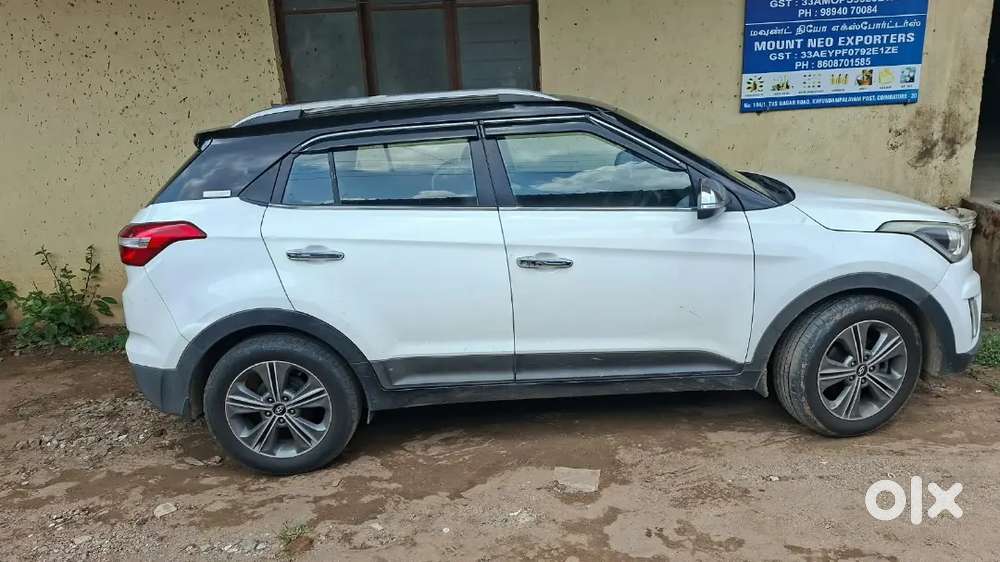 Hyundai Creta Sx Plus 1.6 Crdi Diesel 2017 | White Dual Tone