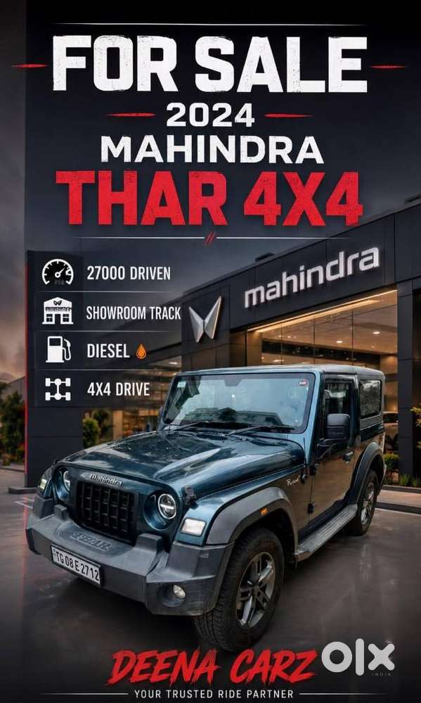 Mahindra Thar Lx Hard Top Diesel Mt 4wd, 2024, Diesel