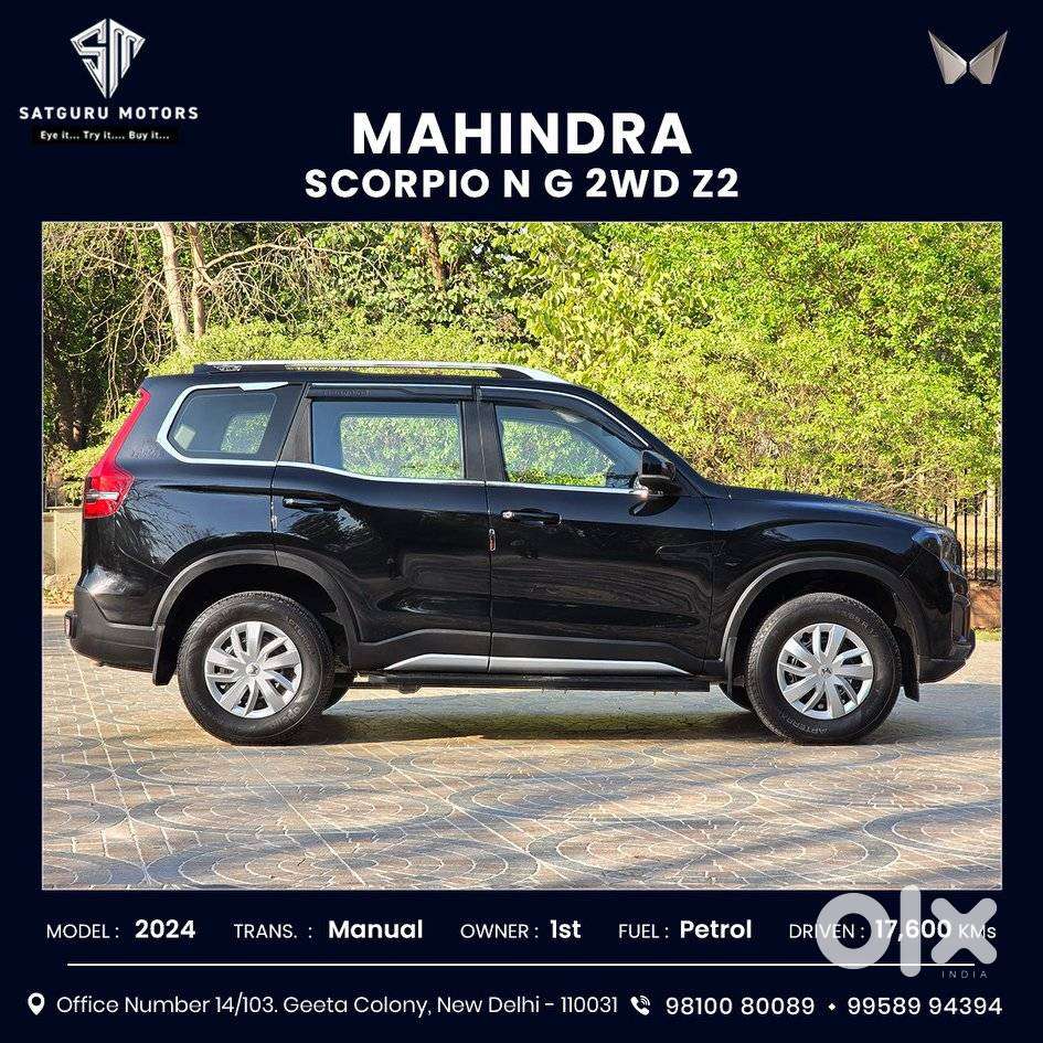 Mahindra Scorpio N Z2 Petrol Mt 6 Str, 2024, Petrol