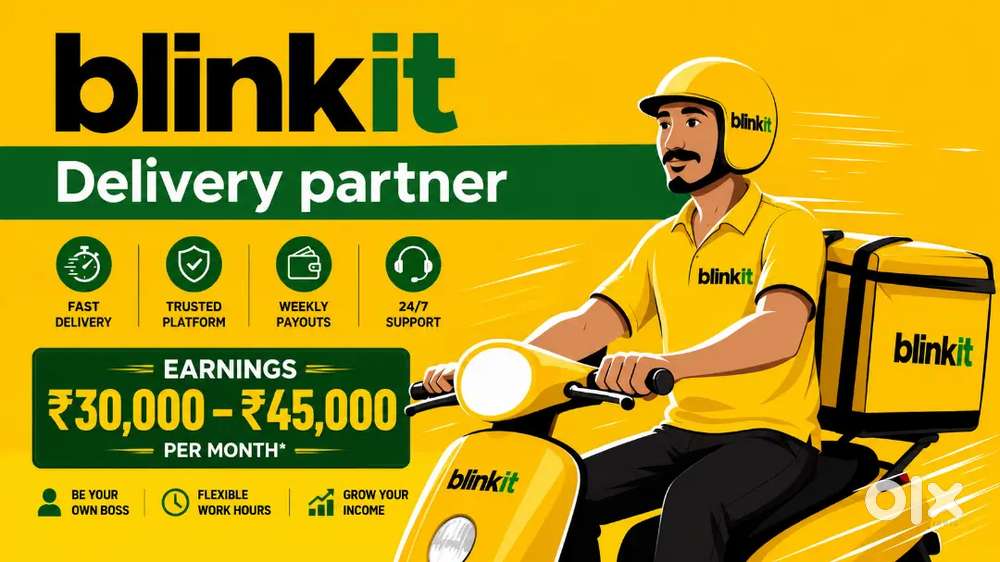 Blinkit Delivery Job Delivery boy part time job Grocery Delivery Job