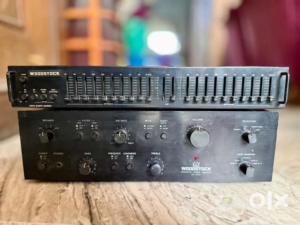 Woodstock amplifier with graphic Equalizer