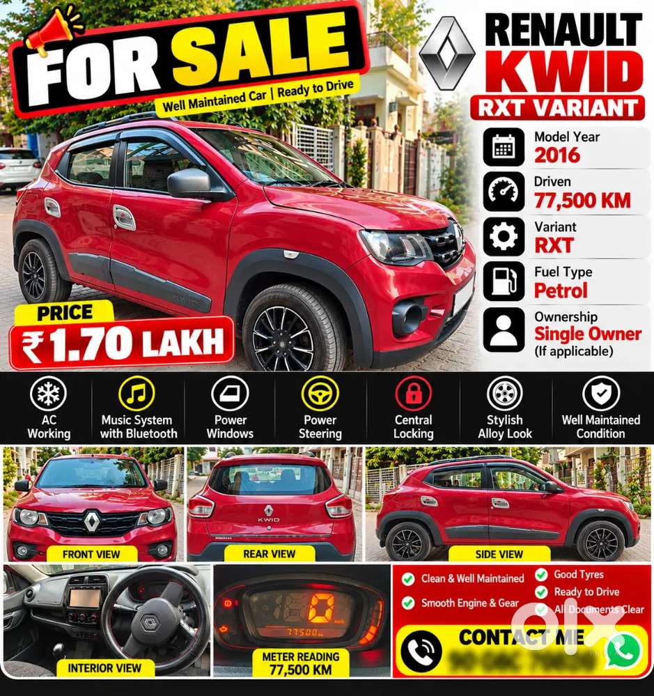 Renault Kwid Rxt 2016