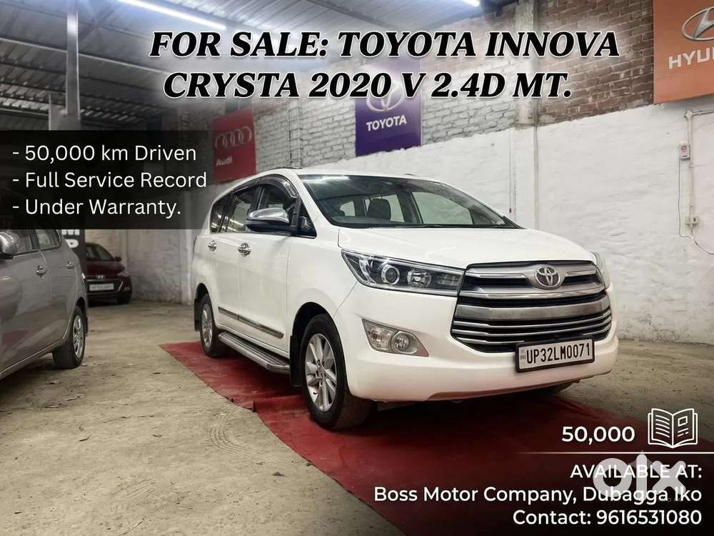 Toyota Innova Crysta 2.4 V 7 Str, 2020, Diesel