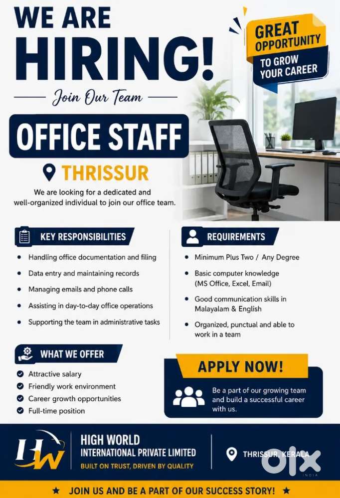 Female office staff