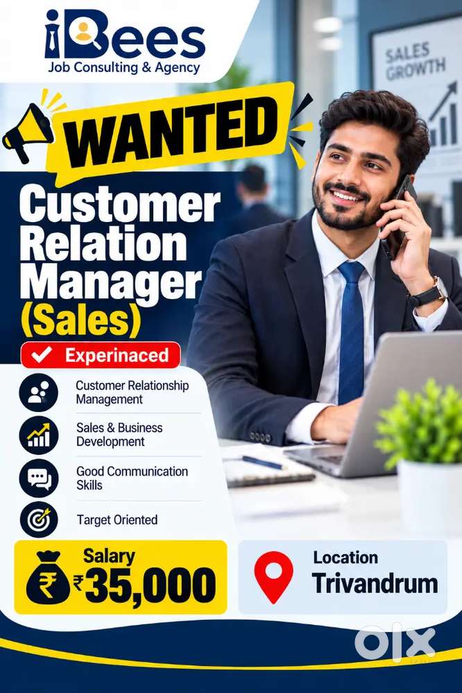 Customer Relation Manager (Sales)