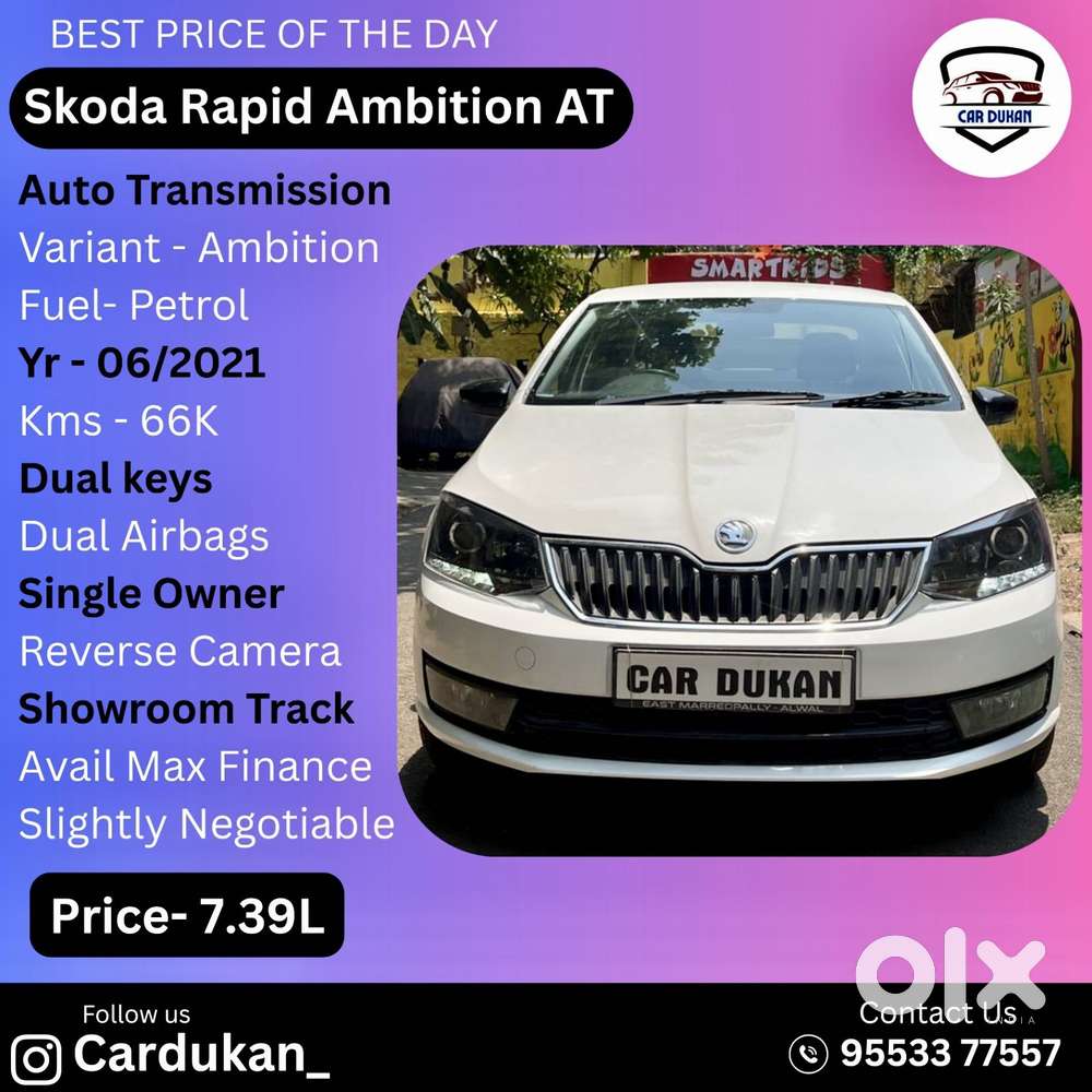 Skoda Rapid 1.0 Ambition Tsi, 2021, Petrol