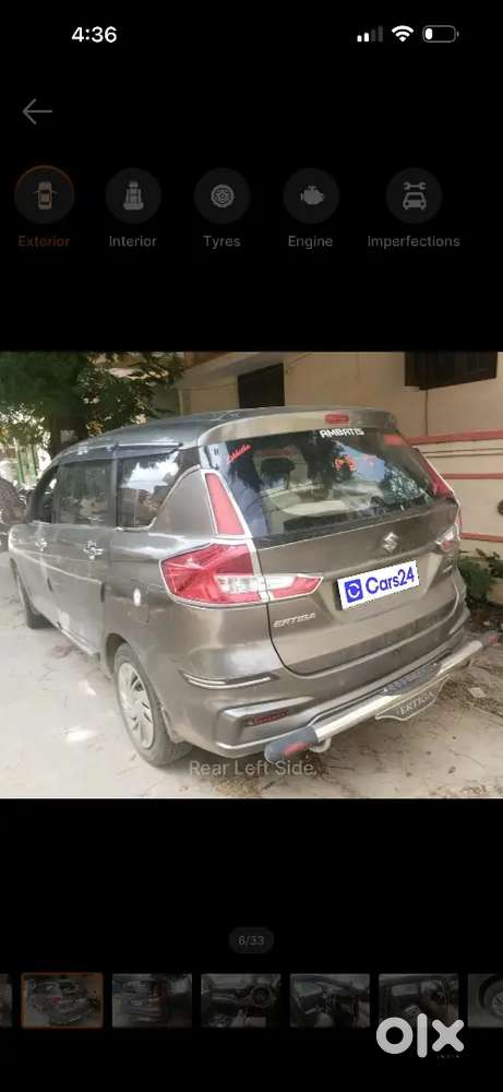 Maruti Suzuki Ertiga 2021 Petrol 56000 Km Driven And Cng Outfited 18kg