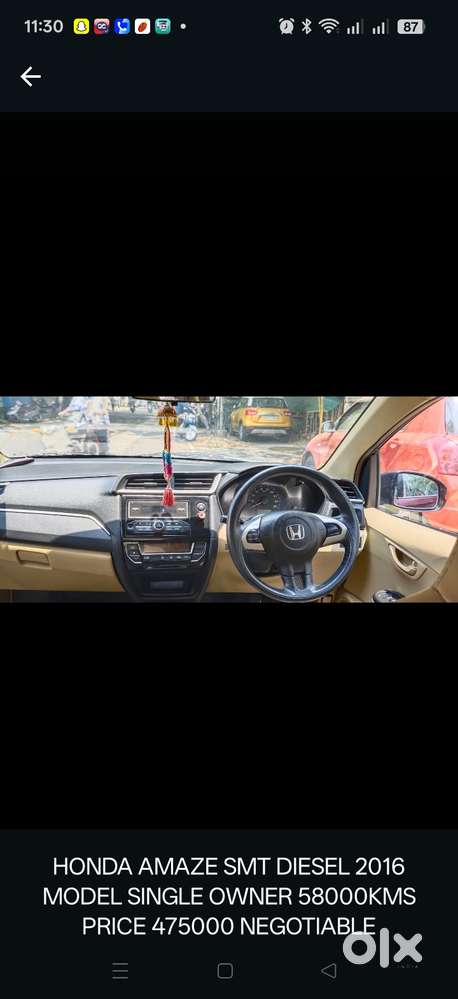 Honda Amaze 1.5 Smt I Dtec, 2016, Diesel