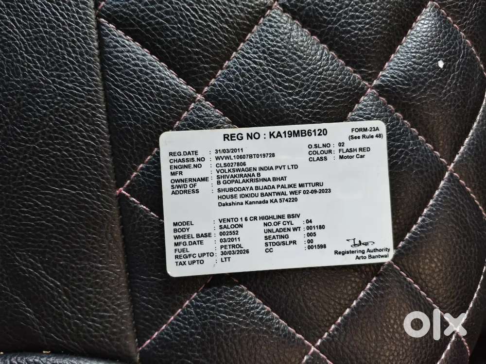 Volkswagen Vento 2011