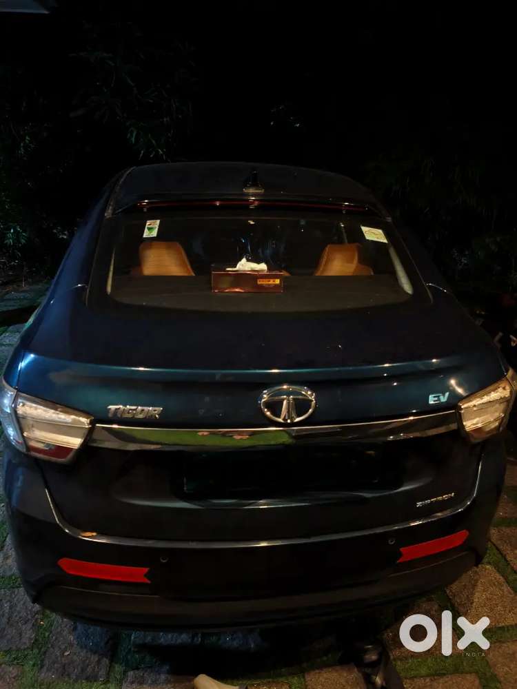 Rare Blue Colored Taxi Tata Tigor Ev 2024 Electric Well Maintained