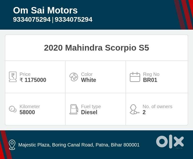 Mahindra Scorpio [ ] 2.2 S5, 2020, Diesel