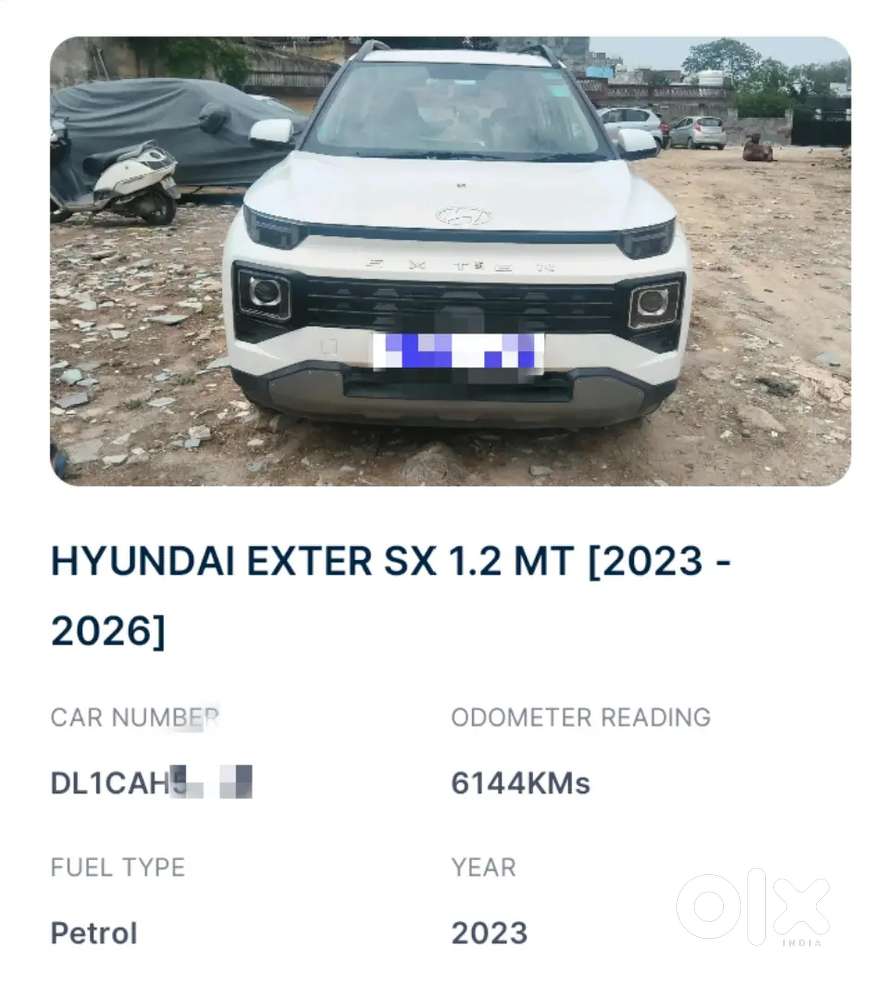 Sale Sx 1,2 Hyundai Exter Manual Petrol Sunroof