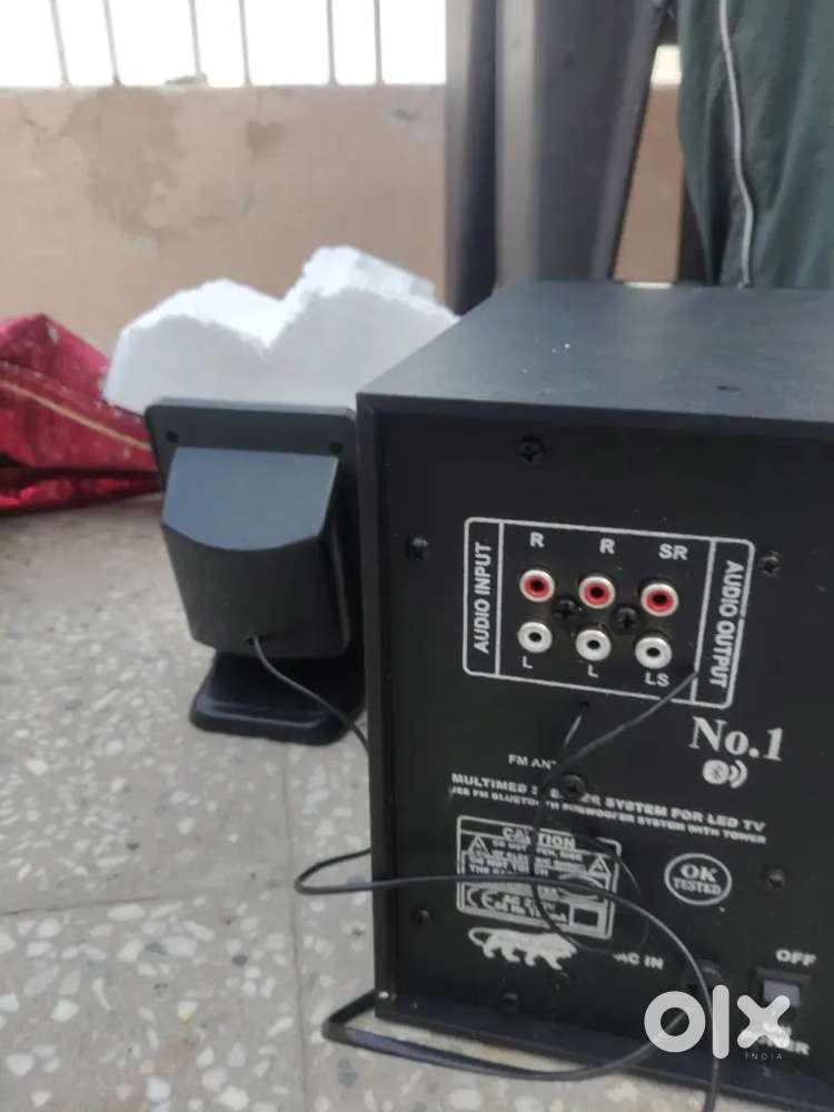 Good condition and new home theatre