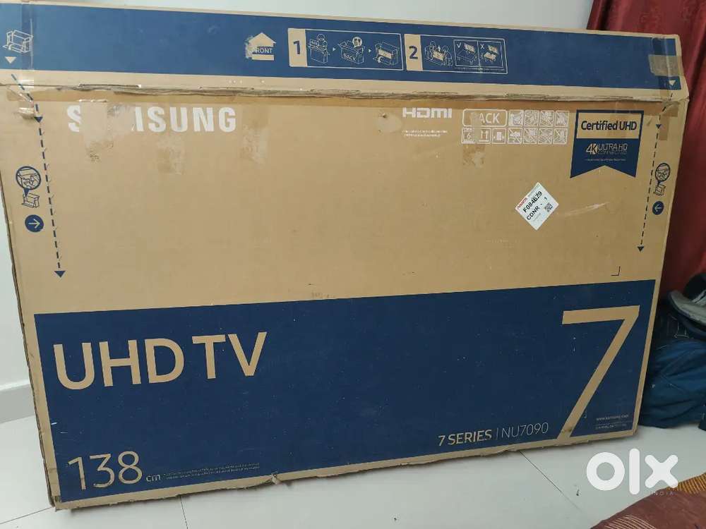 Samsung 55 inches UHD SMART TV 4 YEARS.read description