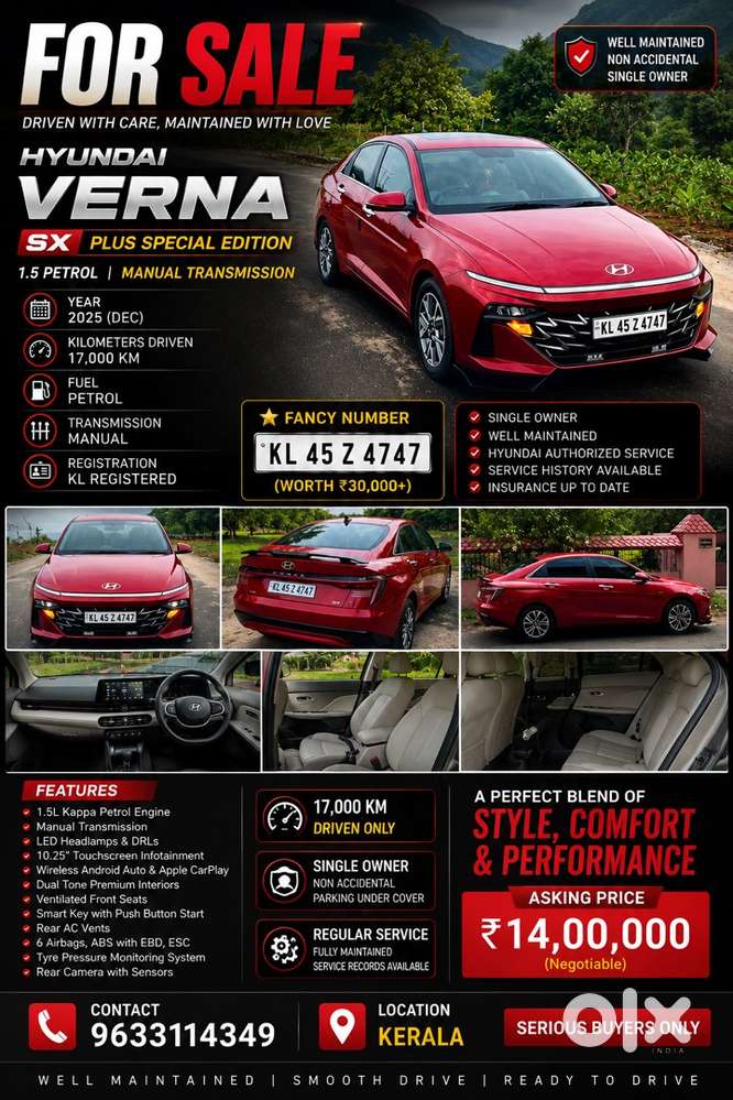 Hyundai Verna 1.5 Petrol 2025