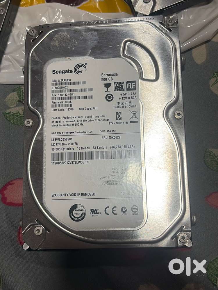 Seagate Barracuda 500gb Harddisk