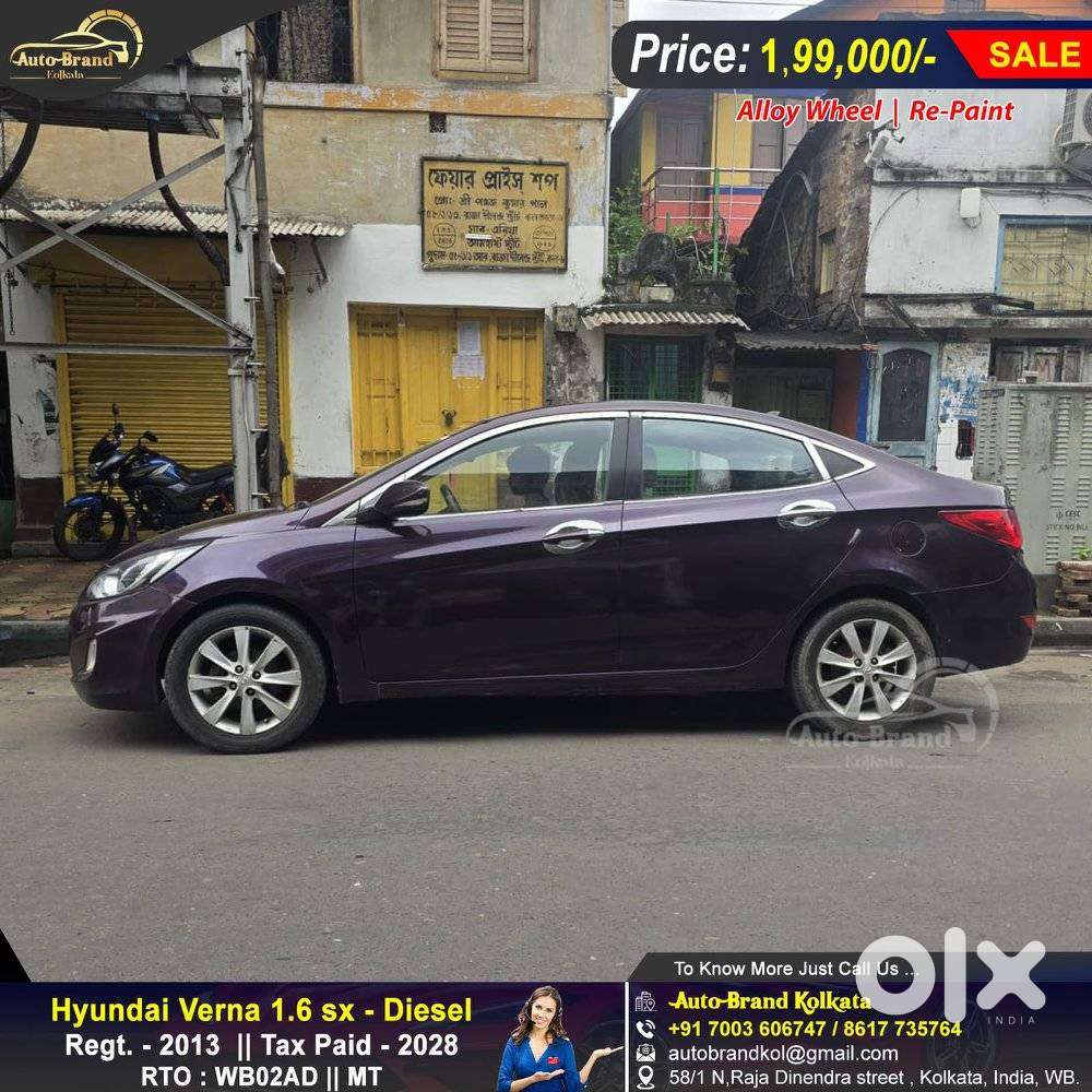 Hyundai Verna Fluidic 1.6 Vtvt Sx, 2013, Diesel