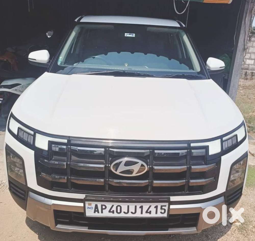 2025 Model White Color Creta Petrol Automatic Car With Ap Registration