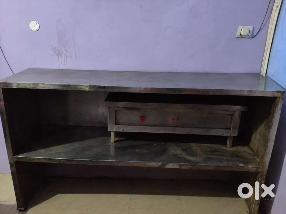 Stainless steel counter 3 - one Big 2 medium sized