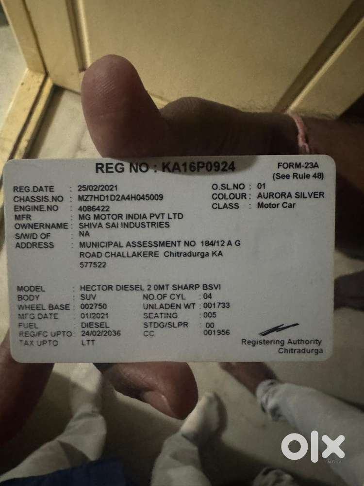 Mg Hector 2.0 Sharp Diesel, 2021, Diesel