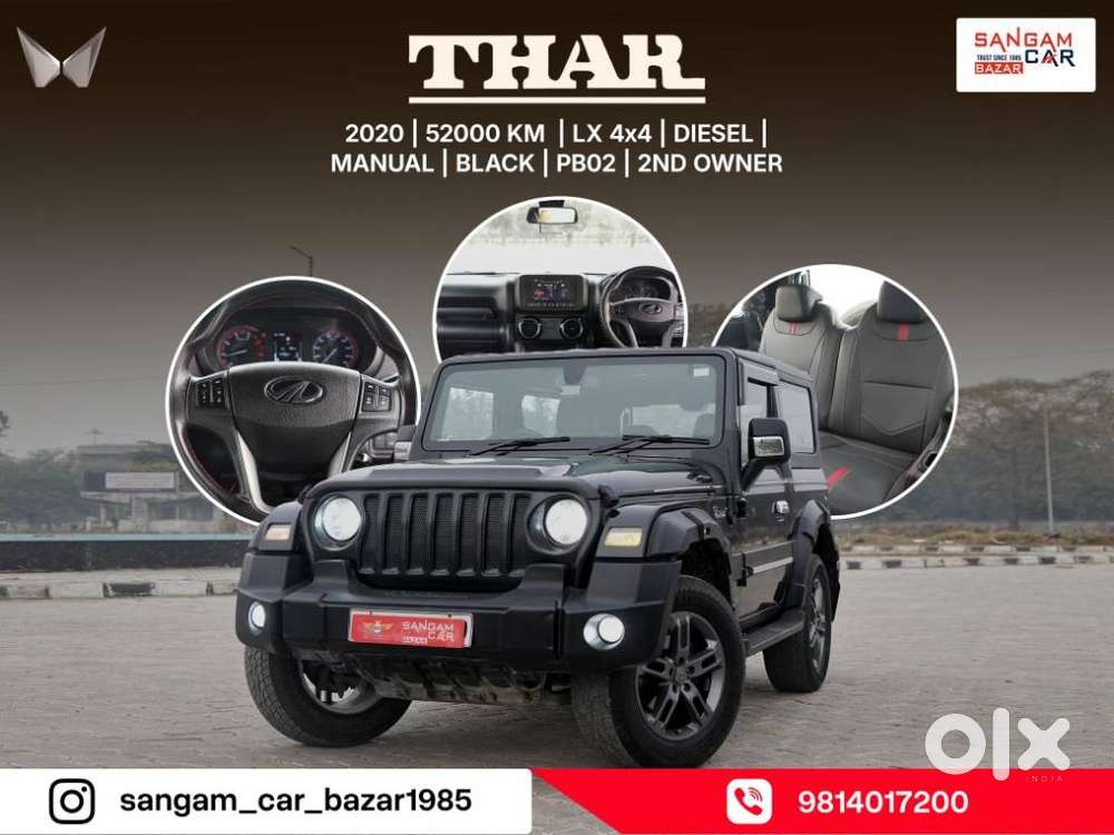 Mahindra Thar Lx Hard Top Diesel Mt 4wd, 2020, Diesel