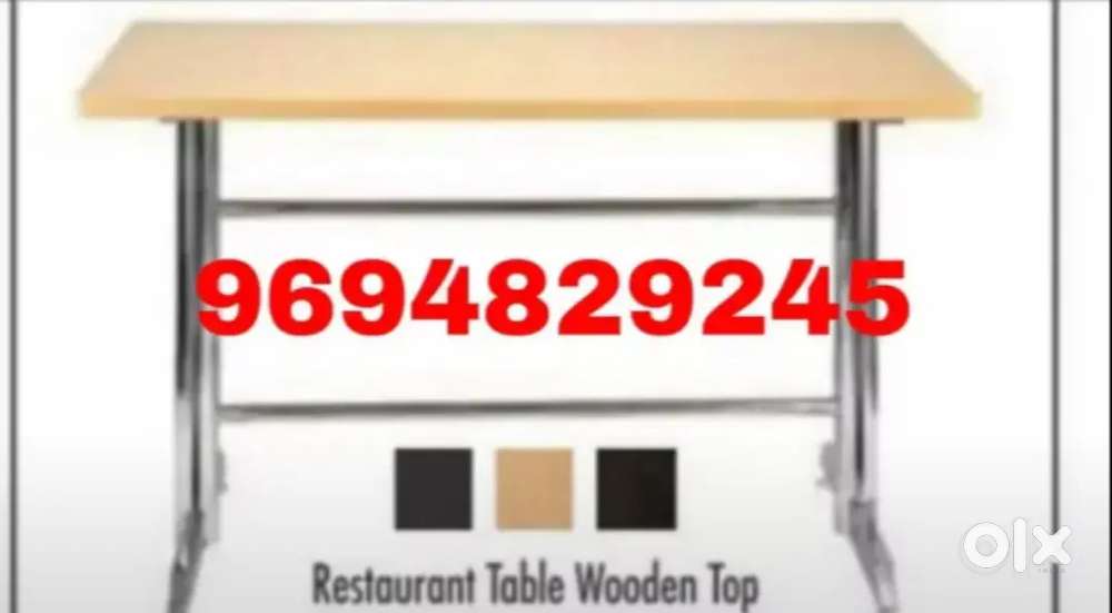 New ss frame restaurant table restaurant furniture Other Household