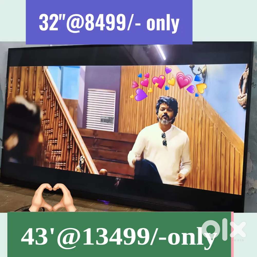 43 inch  new imported led tv just 13499 onky: hurryup
