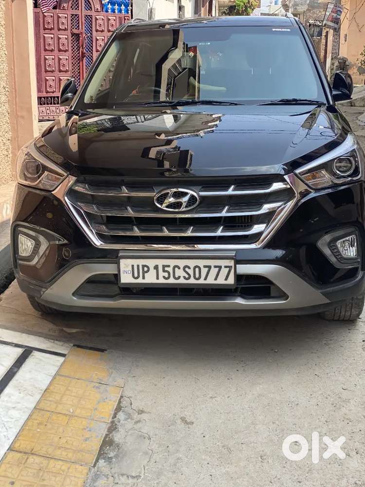 Hyundai Creta Diesel 2018 Black Colour Vip No. September Registration