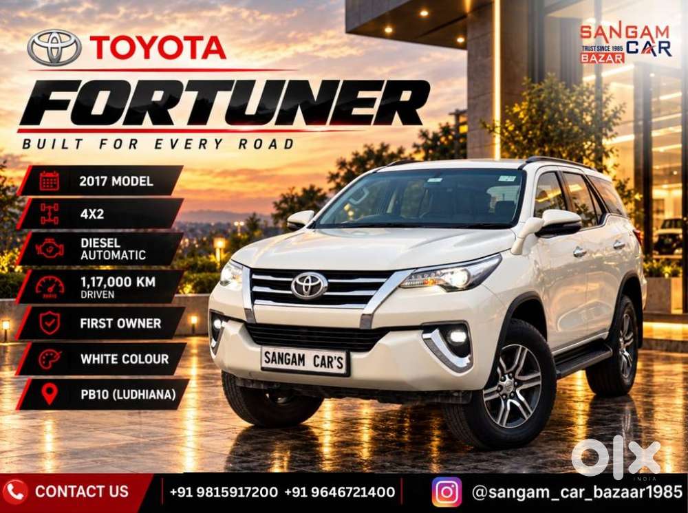 Toyota Fortuner 4x2 At 2.8 Diesel, 2017, Diesel