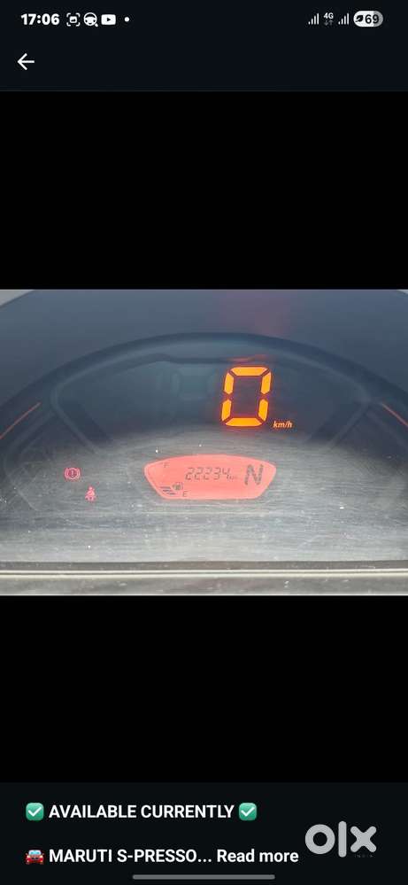 Maruti Suzuki S-presso Vxi At, 2020, Petrol