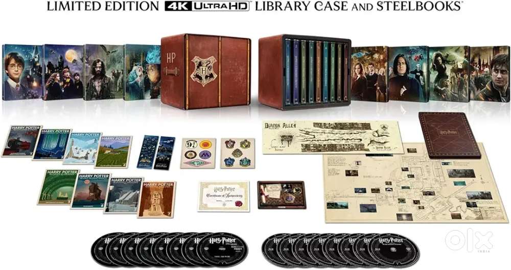 Amazon Exclusive Harry Potter 8-Film 4K Ultra HD steelbook