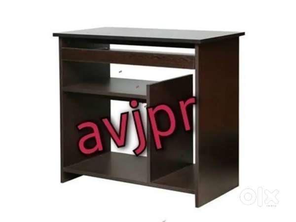 New wooden computer table pc table laptop table with sliding keyboard