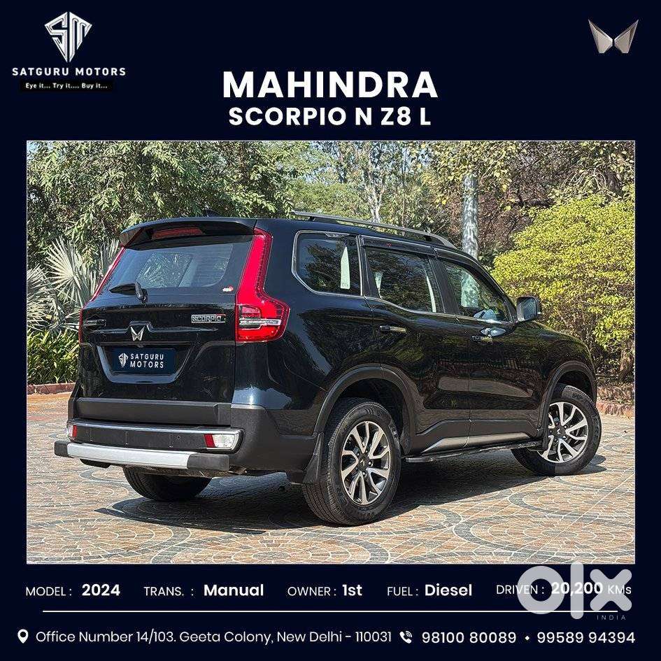Mahindra Scorpio N Z8 L Diesel Mt 2wd 7 Str, 2024, Diesel