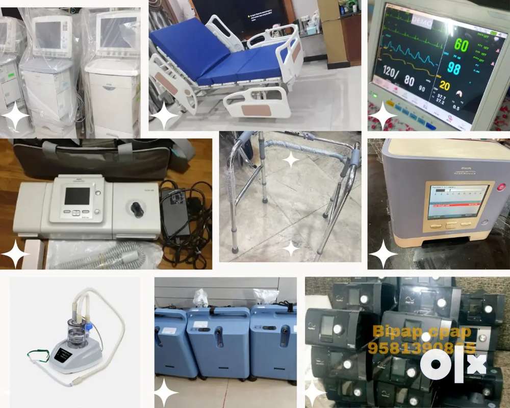 Auto cpap bipap avaps ventilator icu hospital bed oxygen concentrator ...