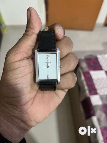 Titan edge square on sale watch