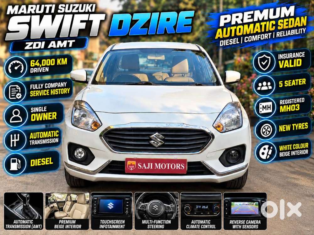 Maruti Suzuki Swift Dzire Amt Zdi, 2018, Diesel