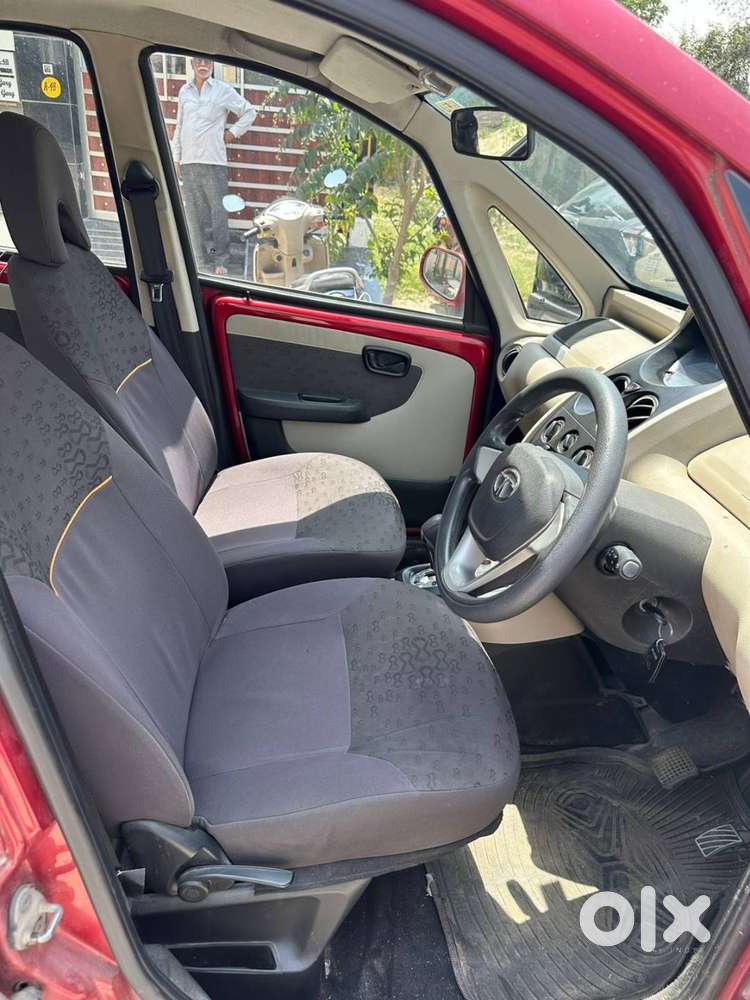 Red Tata Nano Top Petrol Variant Automatic- 12700 Km, Tyres Like New!