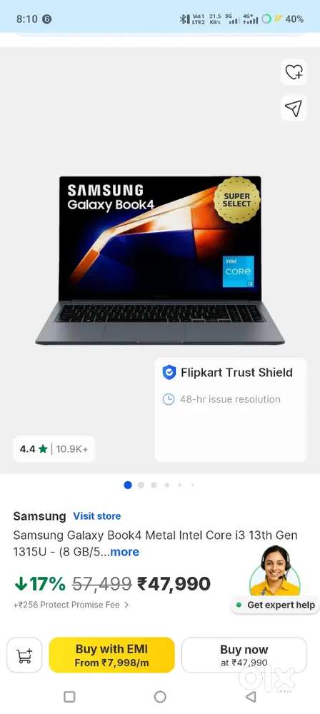 Samsung galaxy Book 4 for sale best condition