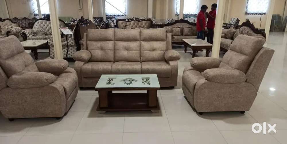R1 Recliner Sofa set 3+1+1 Beds & Wardrobes 1715227448