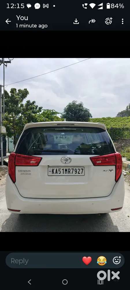 Toyota Innova Crysta 2022 with excellent condition
