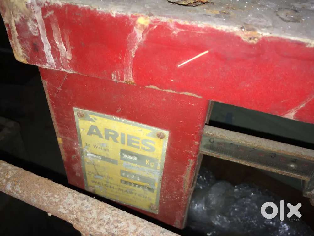 Aries brand 500 kg weight bridge in very good condition.