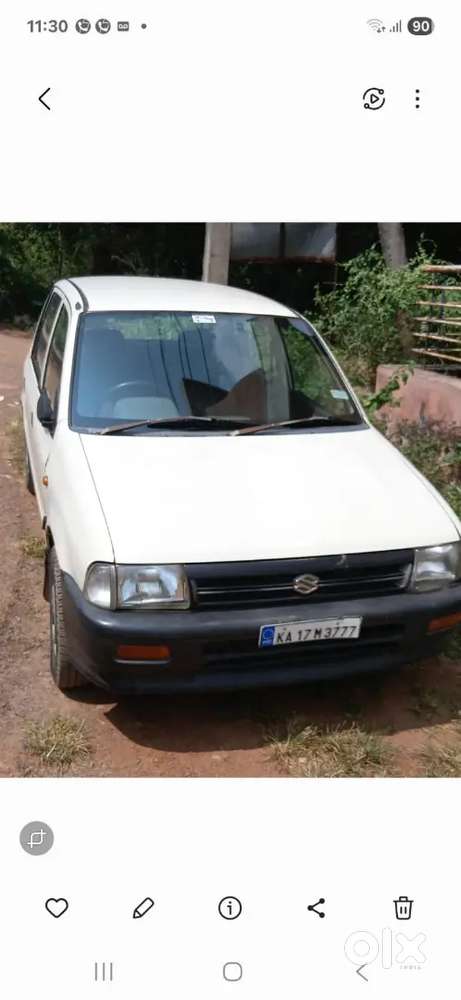 Good Condition White Colour Maruti Zen With Ac
