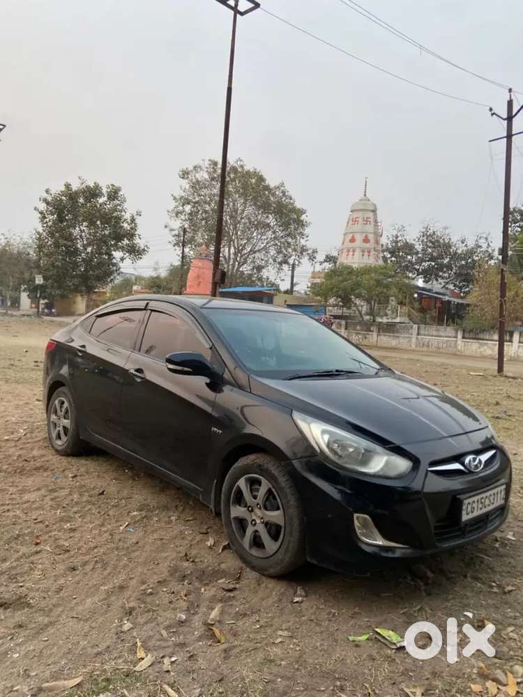 Black Verna 2014 1.6 Petrol Manual  80,000 Km  Excellent Condition