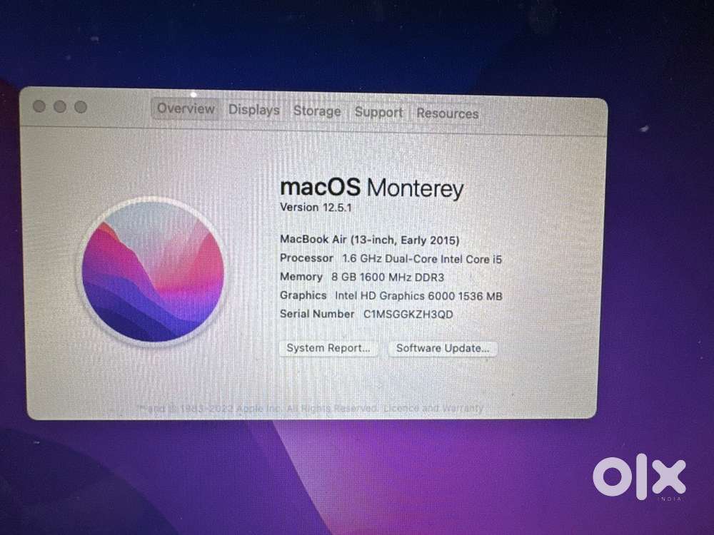 MacBook Air 10 years old in excellent condition