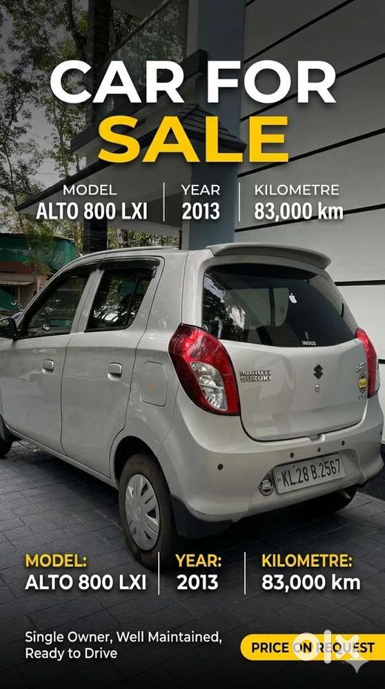 Maruti Suzuki Alto 800 2013 Petrol Well Maintained